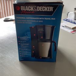 Black & Decker Personal Coffeemaker With Travel Mug