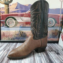 Tommy Lama Style 6173 Men's 9 D Western Cowboy Dress  Boots Shrunken Shoulder Jordan 