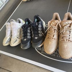 Baseball Cleats And Turf Trainers Size 8