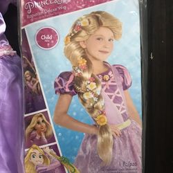 Disney Rapunzel Halloween Costume Size Small 4-6X