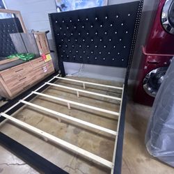 King Size Bed frame Black