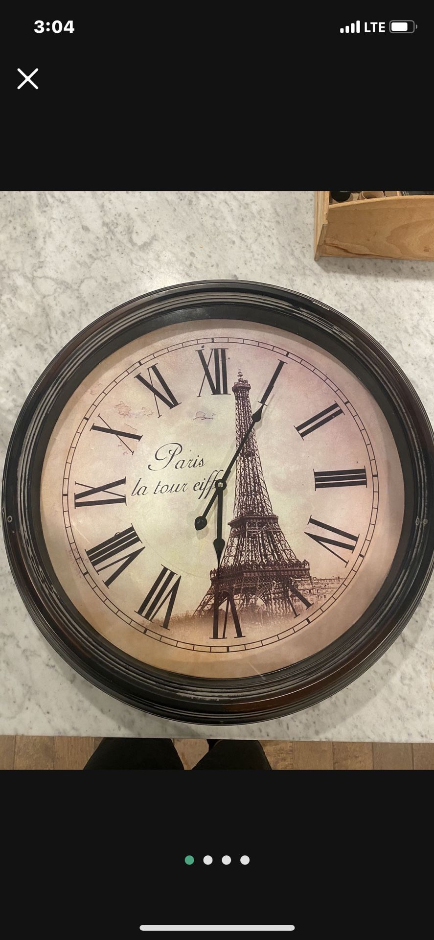 Decorative Pier 1 clock