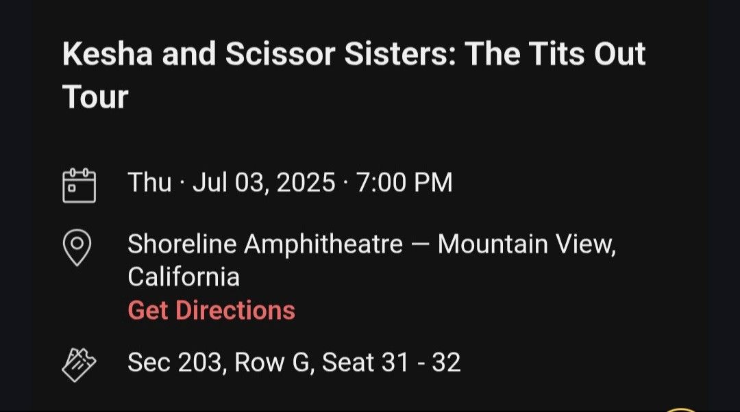 Kesha Tickets!