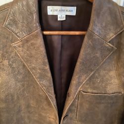 Brown Leather Jacket 