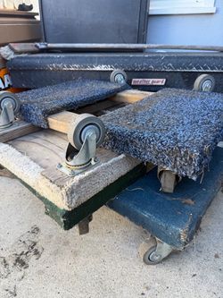 Carpet-Top Moving Dollies with Casters – Lot of 4