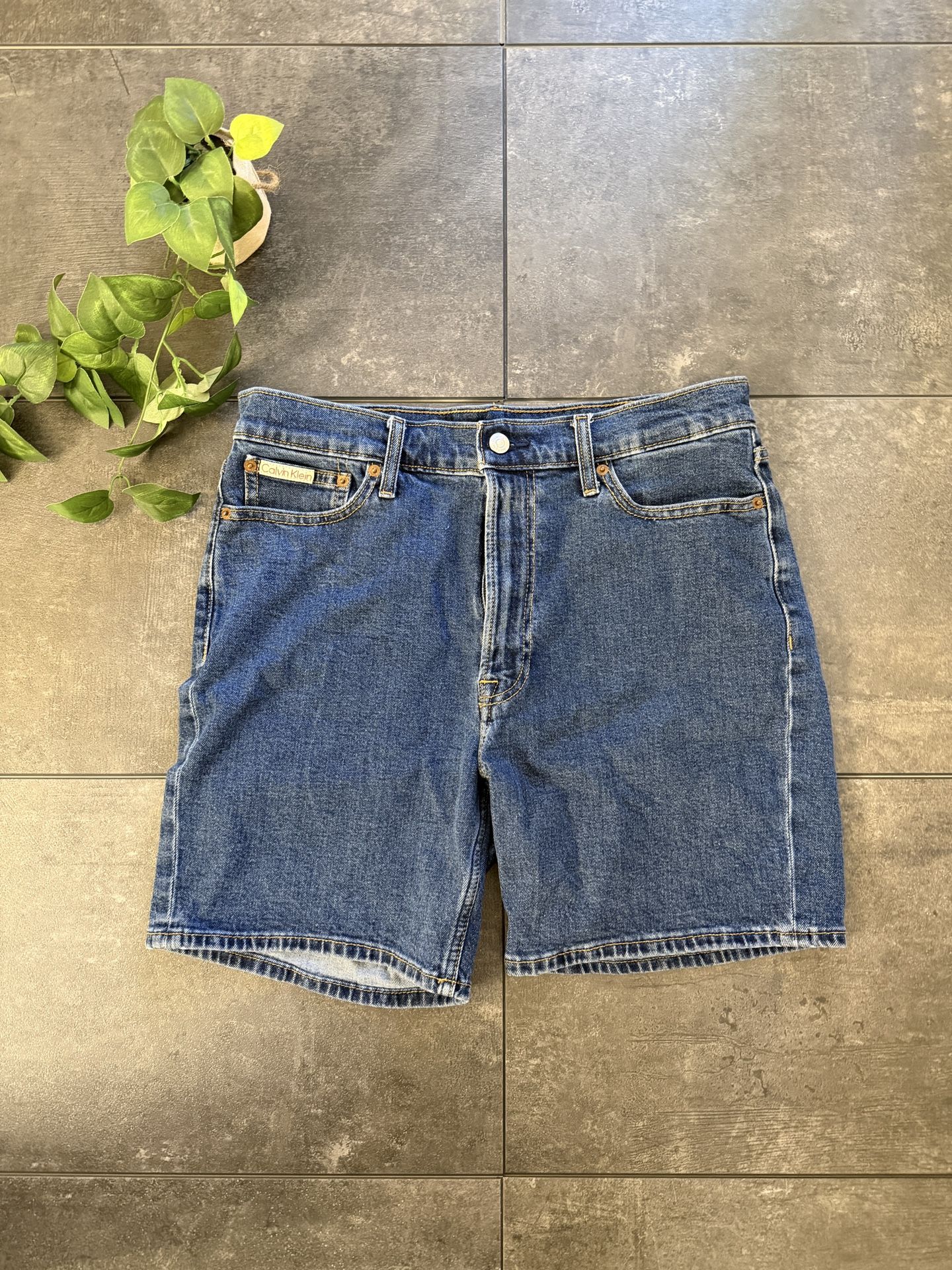 Calvin Klein Blue Denim Short