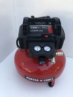 Porter-Cable 6 Gal. 150 PSI Portable Electric Pancake Air Compressor