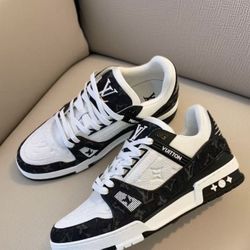 Louis Vuitton LV Trainer White Black