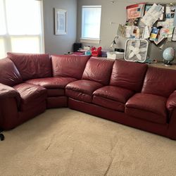 Free Leather Sectional