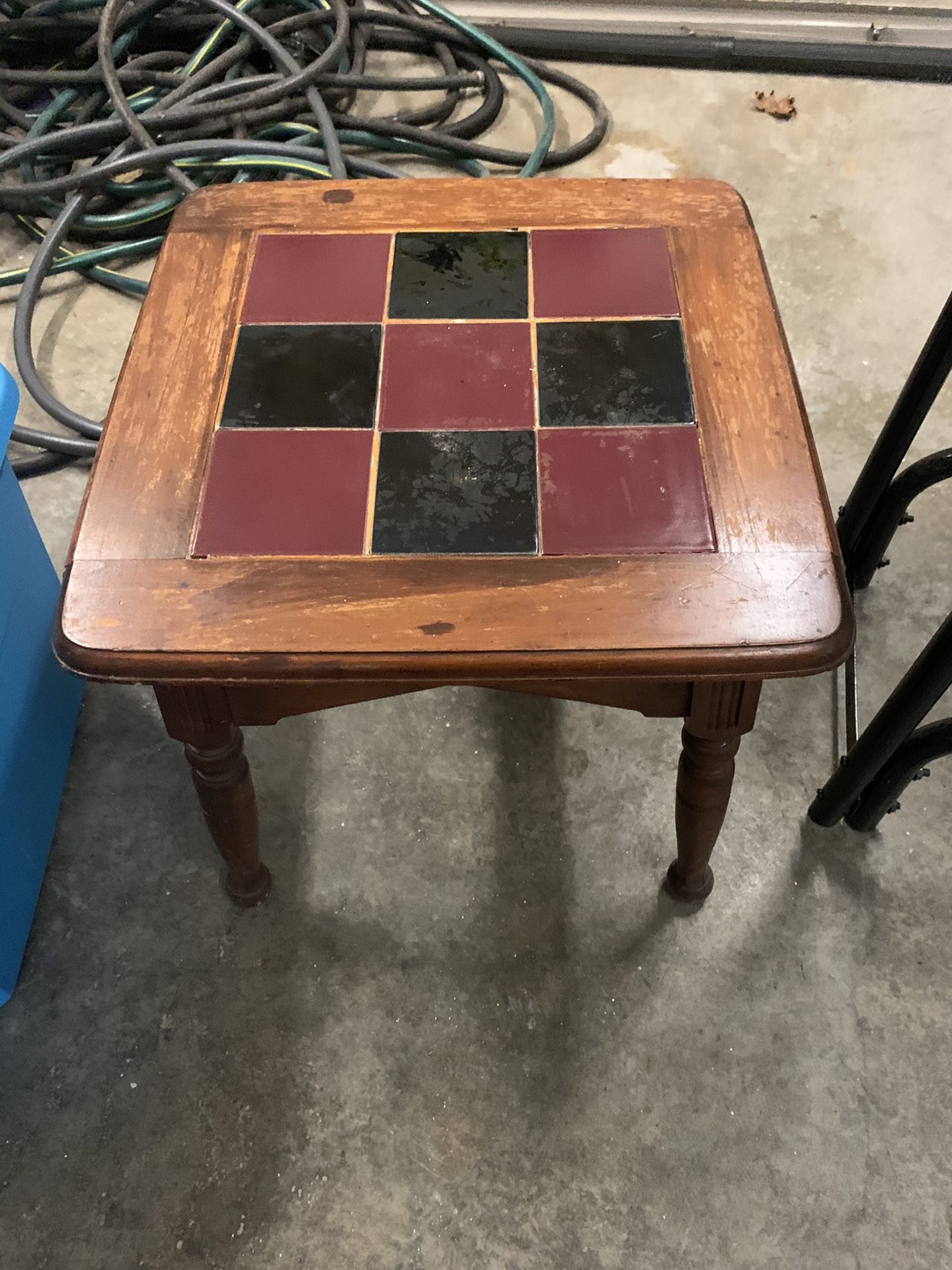 Vintage Mission Tile Table