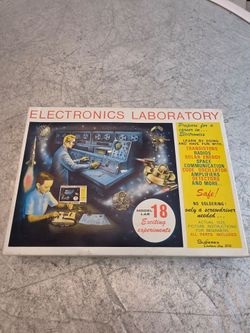 Vintage Superex Electronics Laboratory  18 Experiments As Is Missing Parts