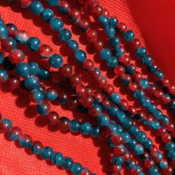 Bicolor Glass Bead $20