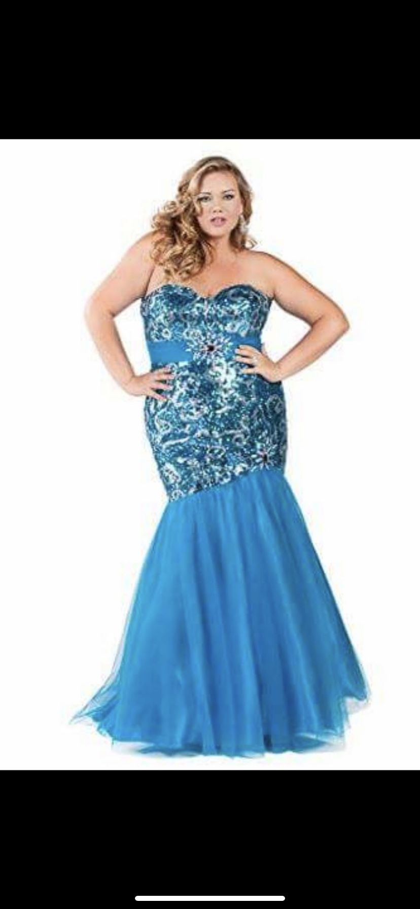 Prom Plus Size Sequin Dress Size 26w Offers Accepted