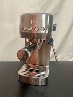 CASABREWS Stainless Steel Espresso Machine with Milk Frother — Works Great