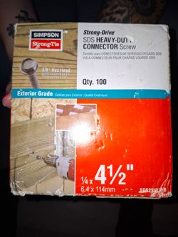4 1/2" Heavy duty connector screws