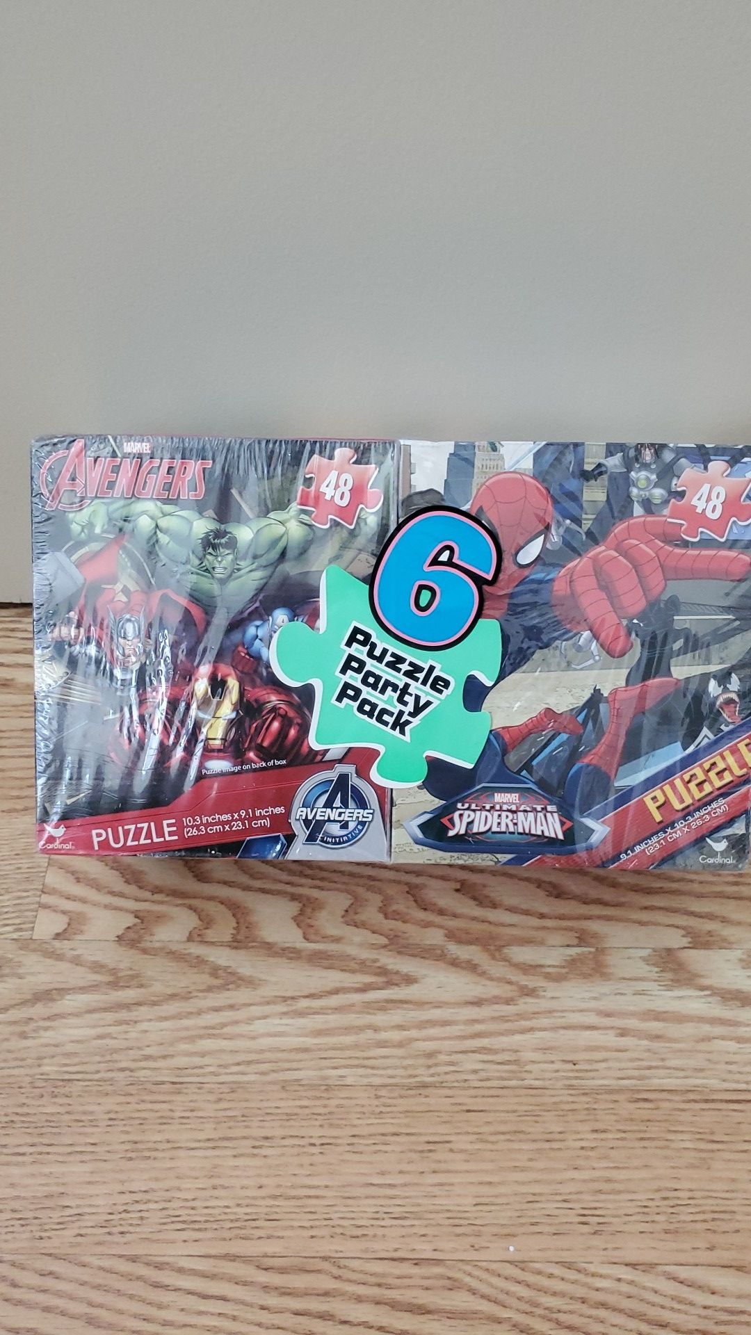 Avengers, Star Wars, & Spiderman... *6* Puzzle Party Pack