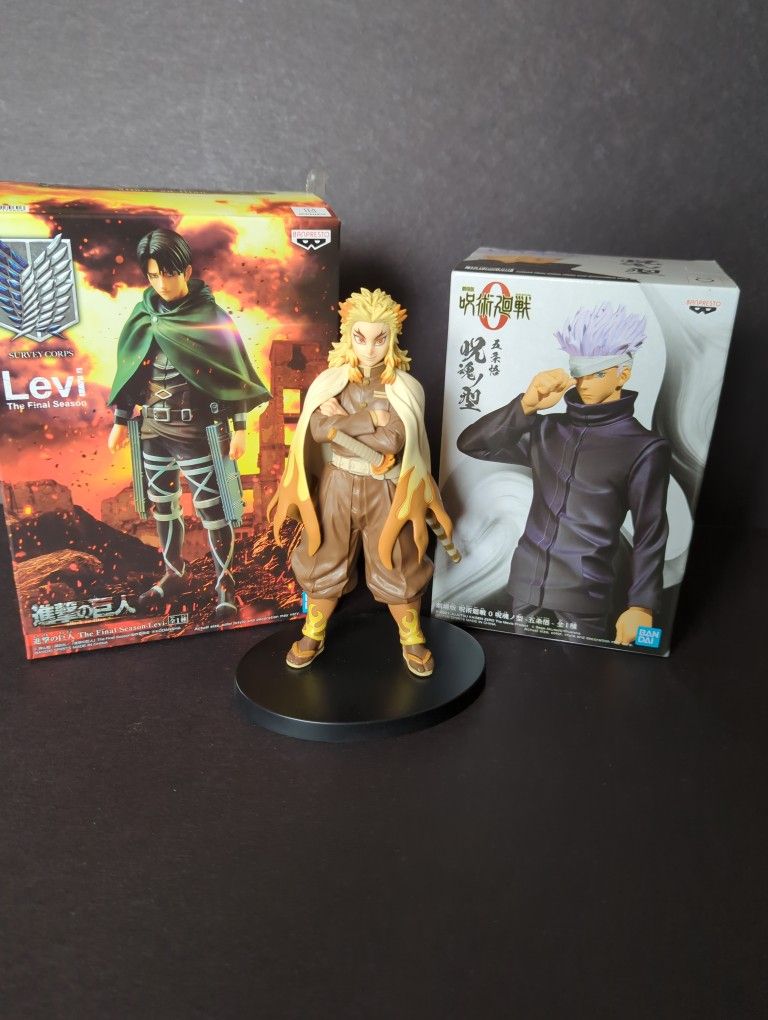 Animation Statues Bundle-(3) Sold Together For $20