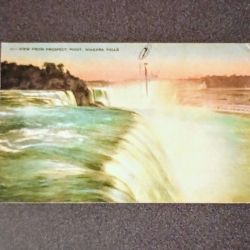 View from Prospect Point Niagara Falls Vintage Collectible Posted 1948 Postcard A-1