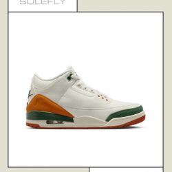 SoleFly X Jordan 3 Miami “Fruits Of Our Labor” Size 13