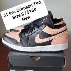 Air Jordan 1 Low Crimson Tint