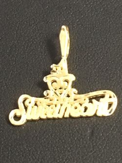 Gold charm