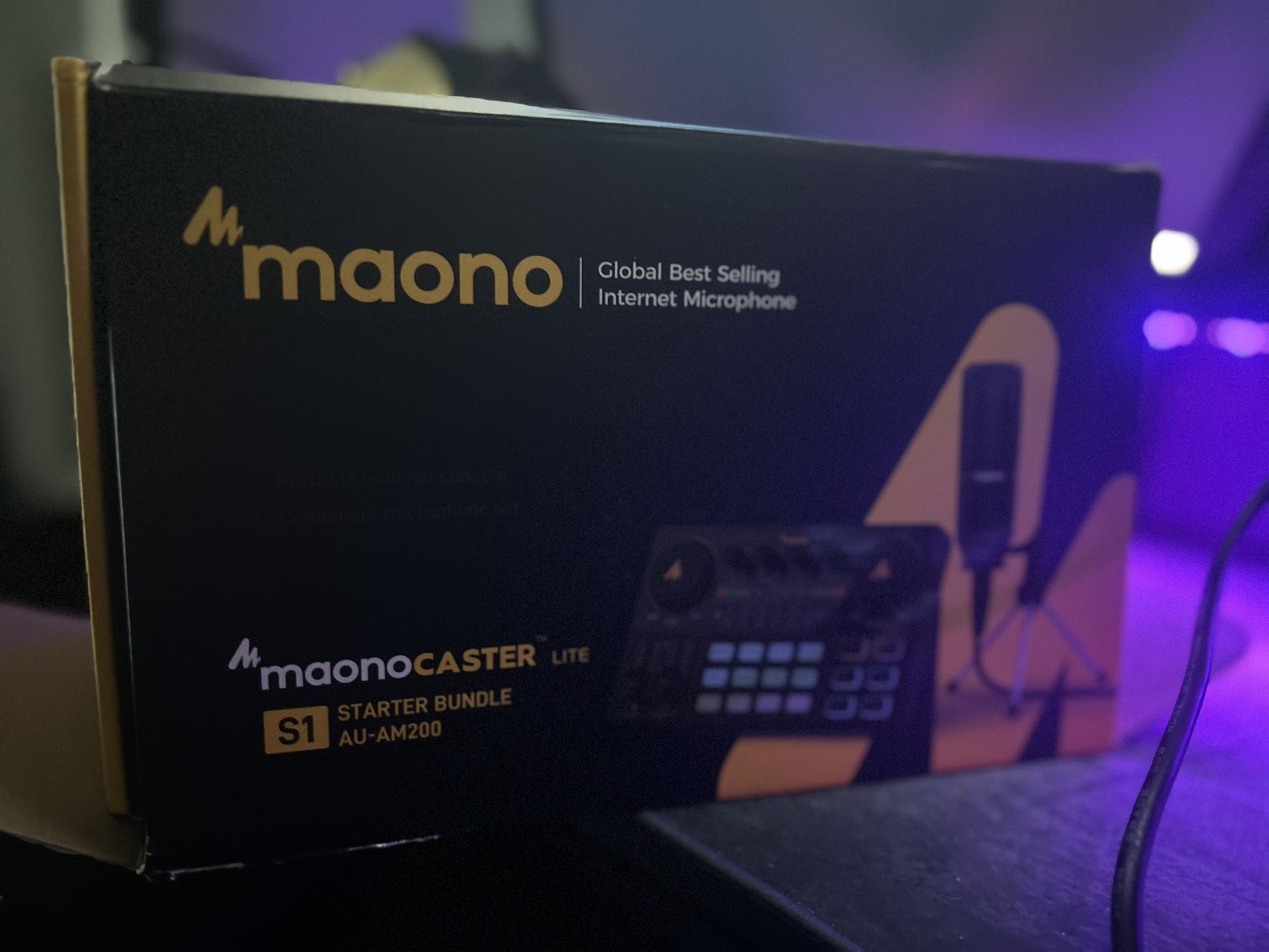 MAONO Podcast Equipment Bundle Audio mixer-3.5mm