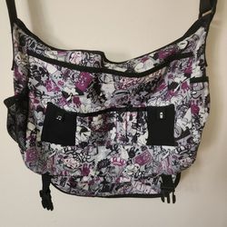 Messenger Bag Unisex, Holds Laptop & Lots More - My Shadow Is My Graffiti 