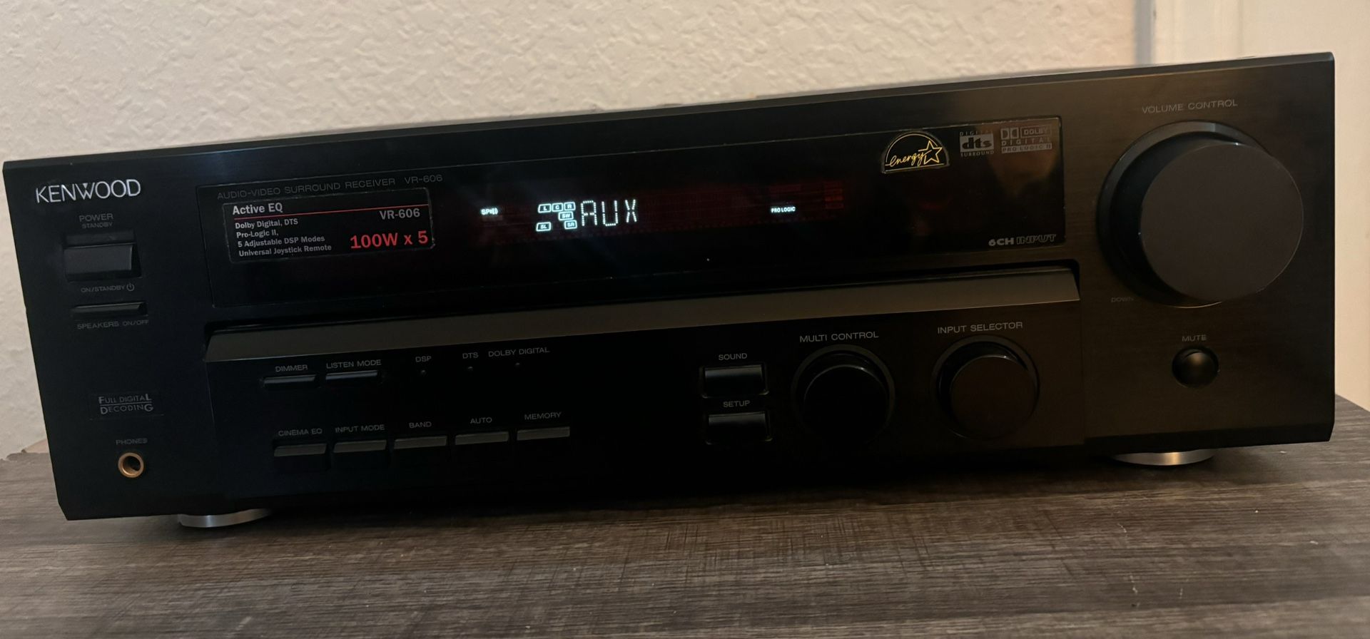 Kenwood VR-606 Surround Sound Receiver – $90 OBO – Works Great!