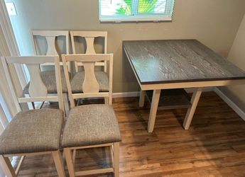 High top dining table for 4