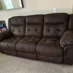 Powered Couch Recliners Set