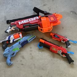 Nerf Guns ( Nerf bullets Included) 