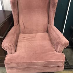 Vintage wing back chair