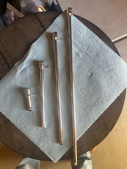 Mac 1/4” extensions new. Set of 4