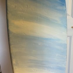 Surfboard Hand Painted Art 