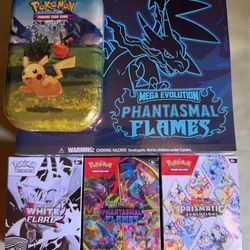 Pokemon Cards (ETBS , BOOSTER BUNDLES , TINS)