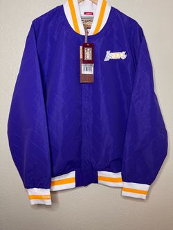Los Angeles Lakers Mitchell & Ness Hardwood Classics 75th Anniversary Warmup Jacket Size XXL
