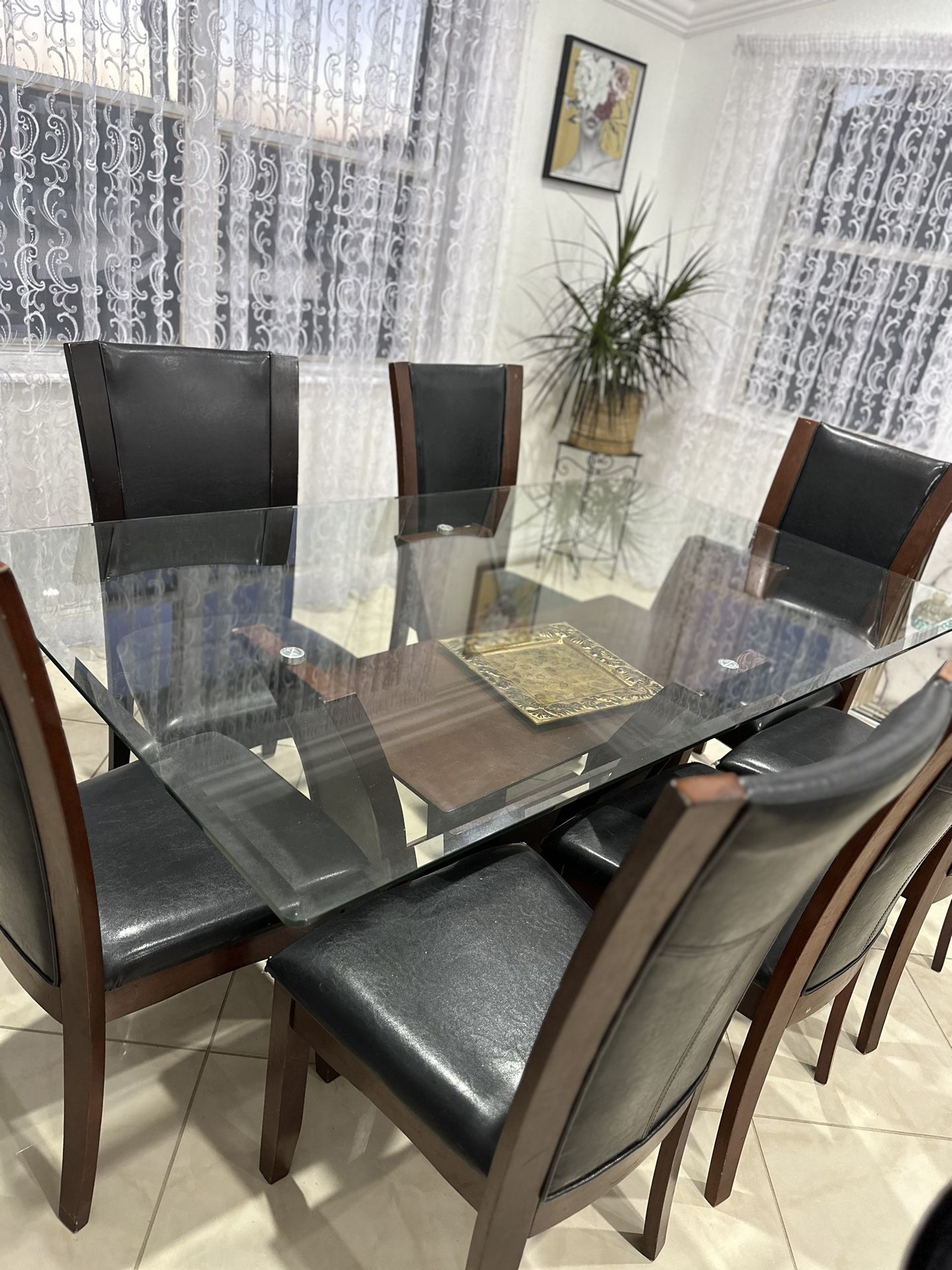 Dining Table Plus 8 Chairs