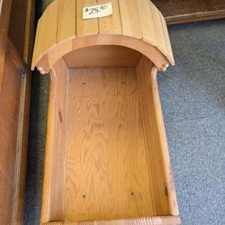 Wooden Cradle Rocker For Dolls