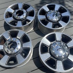 18 inch ford F250  Aluminum Factory Wheels (8lugs)  Bolt Pattern 