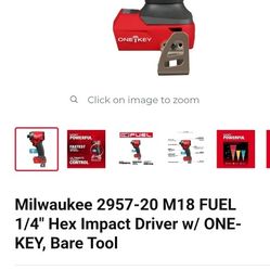 Milwaukee M18 Fuel 1/4 Impact Driver