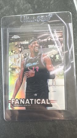 Bam Adebayo Topps 2025 Chrome Basketball Update SSP Fanatical #FAN-9