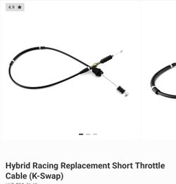 Hybrid Racing Short Throttle Cable