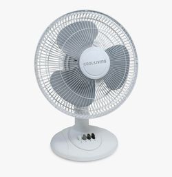 Cool-Living White Desktop Table Fan
