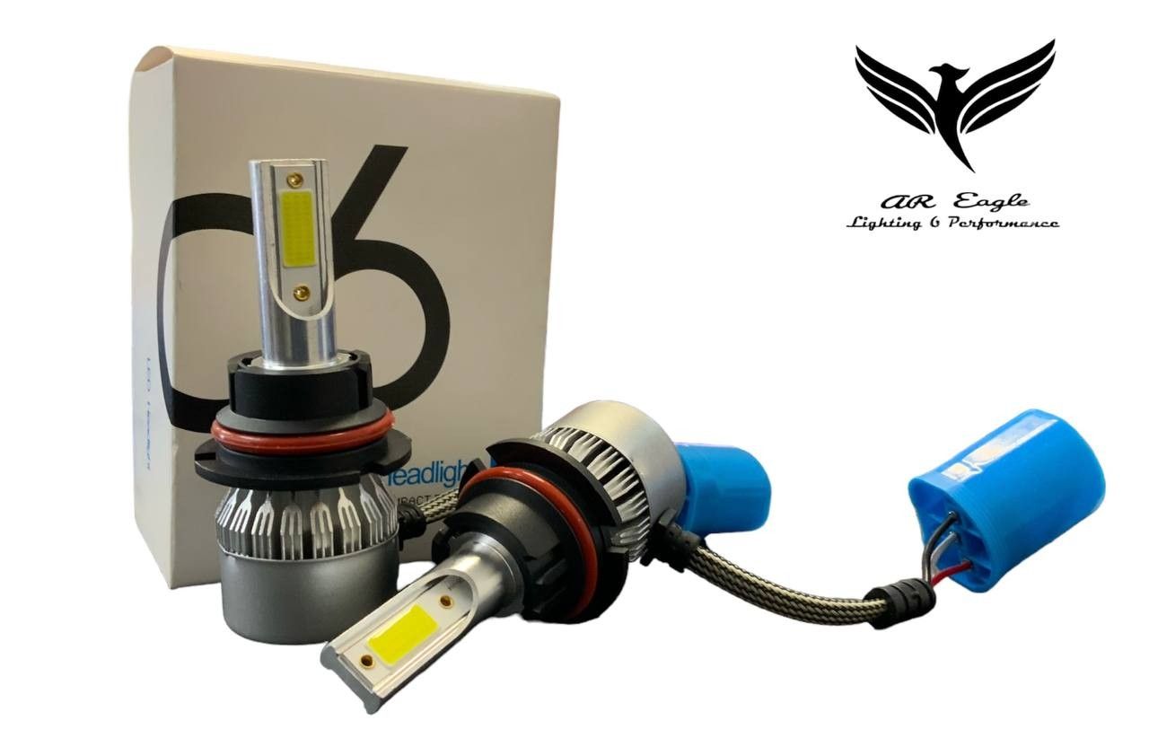 9007 4-sides LED Headlight Hi/Lo Bulbs For Ford F-150 1992-2003 F-250 - Foto 6