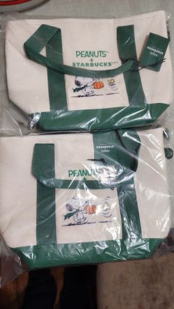 Starbucks Peanuts official tote bag