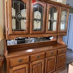 Wooden China Cabinet