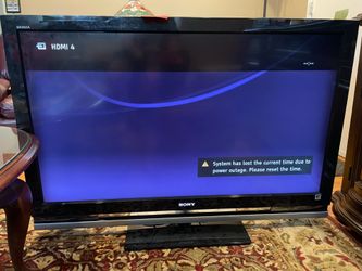 46” SONY TV. NO REMOTE