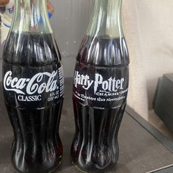 Harry potters Coca-Cola bottles