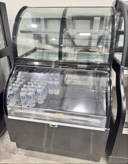 NEW🧊 NSF Polarman 40" Refrigerated Commercial Air Curtain Merchandiser Cooler