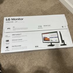 Brand new LG Monitor 24in